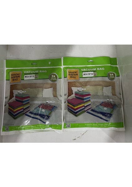 3 Adet Vakumlu Torba
