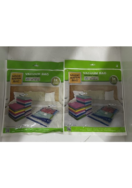 3 Adet Vakumlu Torba modelleri