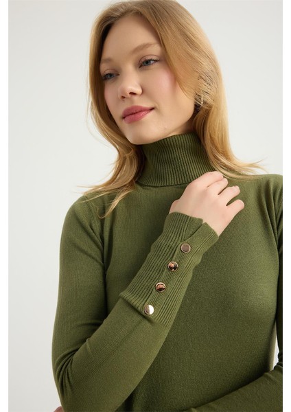 Balıkçı Yaka Perçinli Triko fırsatları