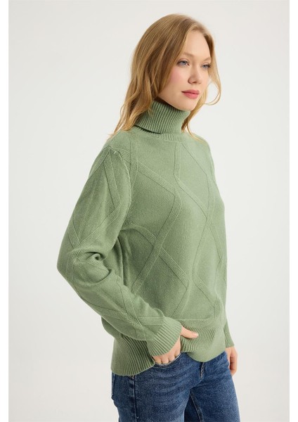 Balıkçı Yaka Simli Triko modelleri