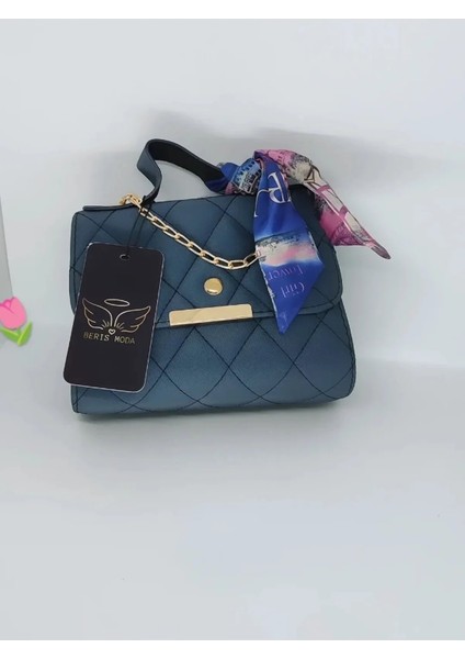 Kadın Fularlı Şık Çanta 15X19CM