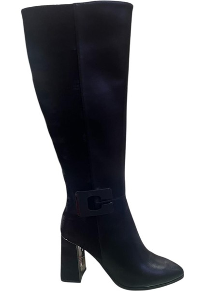 Orijinal Guja 118 Ortopedik Şık Topuklu Bayan Çizme