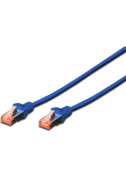 Cat 6 Sftp/pımf (Pairs In Metal Foil) Patch Kablosu, 1 Metre, Lszh, Awg 26, Mavi Renk fiyatları