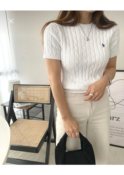 Kısa Kollu Triko Kazak