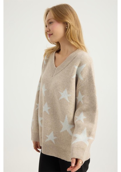 V Yaka Simli Triko fiyatları