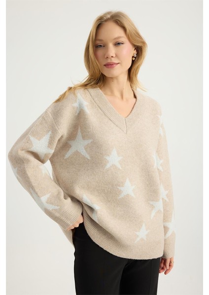 V Yaka Simli Triko modelleri