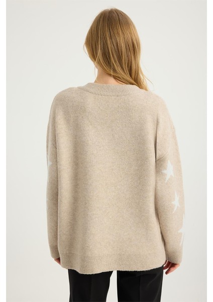 V Yaka Simli Triko indirimleri