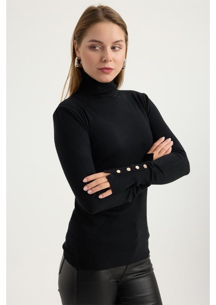 Balıkçı Yaka Perçinli Triko modelleri