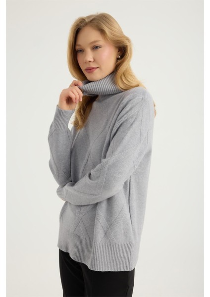 Balıkçı Yaka Simli Triko fiyatları