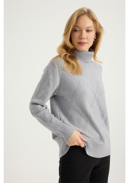 Balıkçı Yaka Simli Triko modelleri