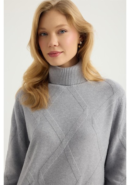 Balıkçı Yaka Simli Triko fırsatları