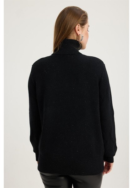 Balıkçı Yaka Simli Triko indirimleri