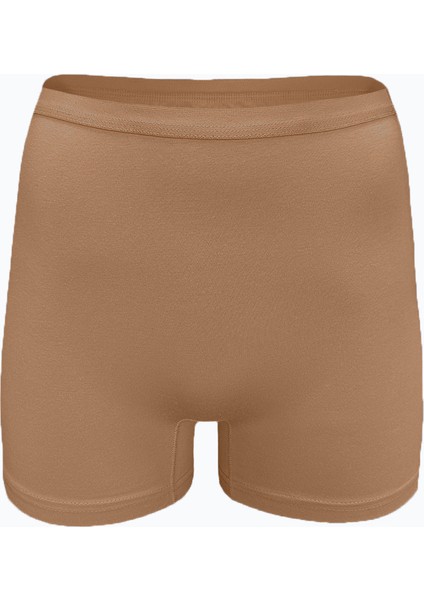 Kadın 5'li Cappuccino Görünmez Iz Yapmayan Modal Yüksek Bel Boxer 5M108 modelleri