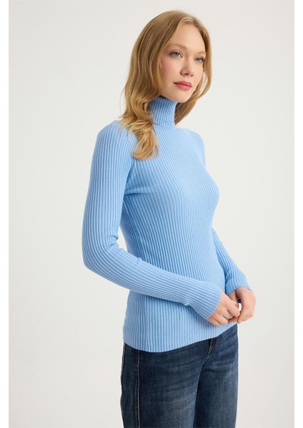 Balıkçı Yaka Fitilli Triko modelleri