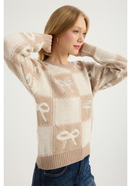 Renkli Taşlı Triko modelleri