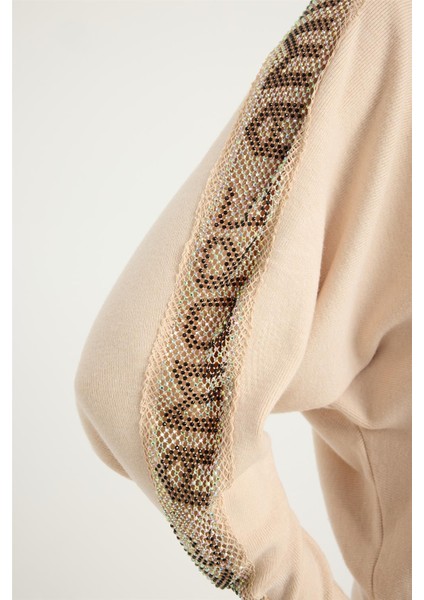 Amor Yazılı File Taşlı Triko fırsatları