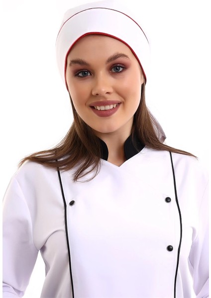 Kuyruklu Bone - Beyaz-Kırmızı modelleri