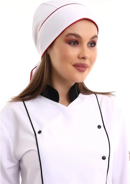 Kuyruklu Bone - Beyaz-Kırmızı fırsatları