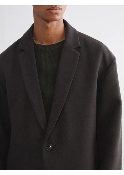 Lcw Vision Kahverengi Standart Kalıp Erkek Kaşe Kaban fırsatları