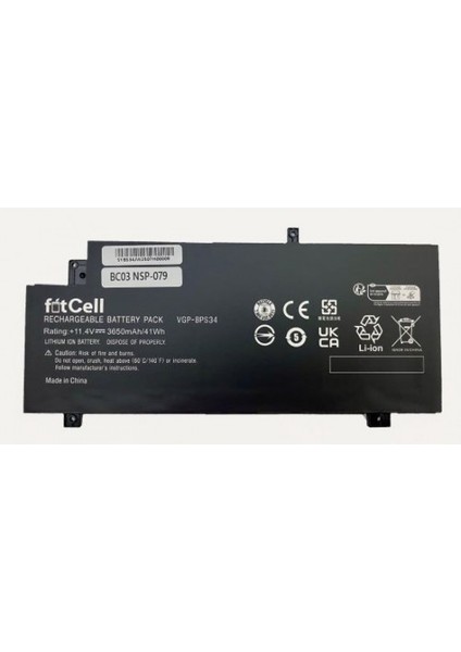 Sony SVF14A17CXS SVF14A17PBS ,sony Vaio SVF14A16CXS SVF14A16SCB Uyumlu Notebook Batarya - Pil