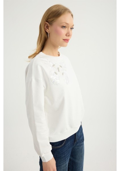 Payet Boncuklu Sweat modelleri