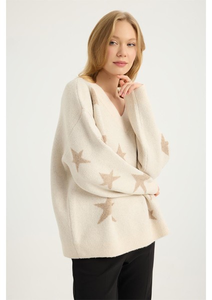 V Yaka Simli Triko modelleri