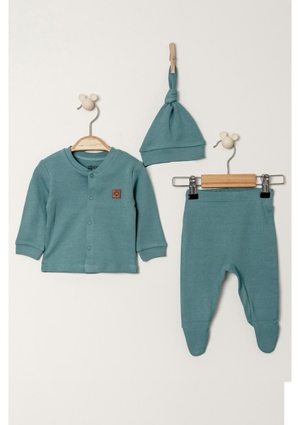 Interlok 3lü Erkek Bebek Takımı