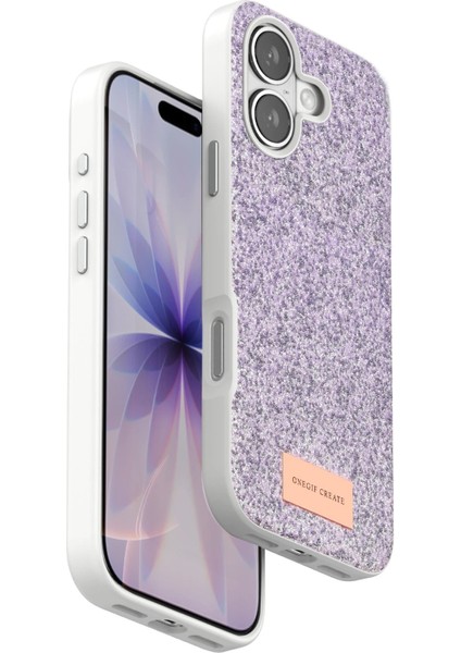 OMR02 Apple iPhone 17 Bright Simli Kapak - Lila