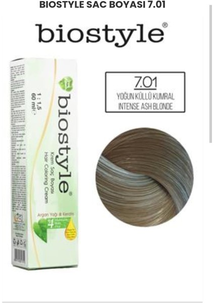 Saç Boyası 7,01 Yoğun Küllü Kumral
