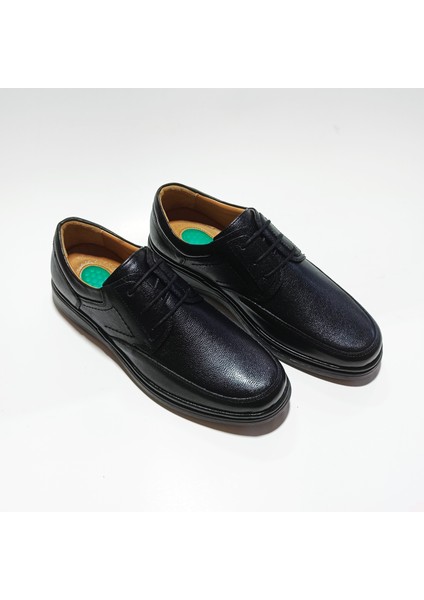 Comfort Erkek Hakiki Deri Ortopedik Ayakkabı Günlük Klasik Baba Ayakkabısı