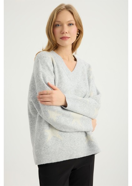 V Yaka Simli Triko modelleri