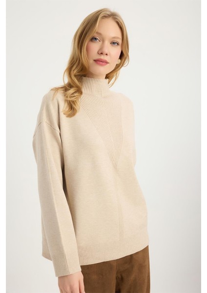 Yivli Dokuma Dik Yaka Triko modelleri