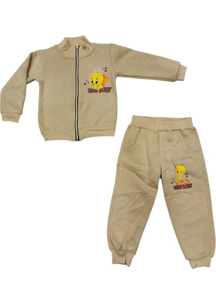 Kız Çocuk Tweety Kalın Hırkalı Takım