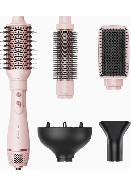 5’i 1 Sıcak Hava Fırçası, Air Sculpt, Hızlı Hacim ve Salon Bukleleri