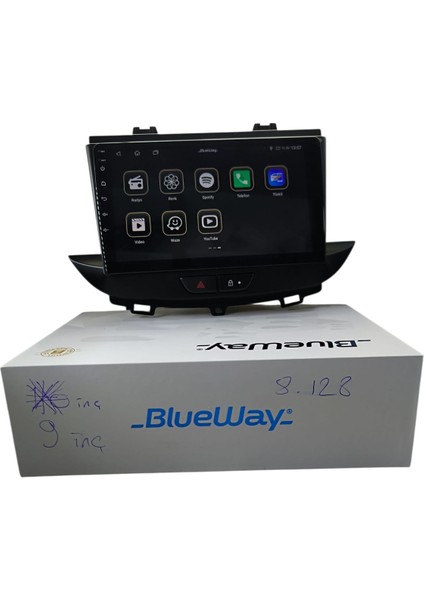 Opel Grandland X-Croosland x Blueway 8-128 Tam Profesyonel Oem Multimedia modelleri