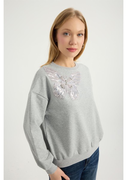 Payet Boncuklu Sweat modelleri
