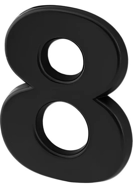 Kapı Numarası Yapışkanlı Küçük Boy 50 mm 5 cm Numara 8 Rakam Sekiz Sayı Siyah Renk Numaralar 1 Adet fiyatları