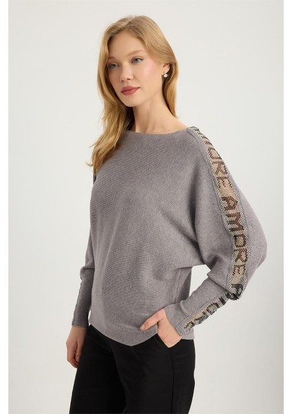 Amor Yazılı File Taşlı Triko fiyatları