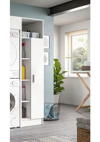 Sava Temizlik Malzeme Dolabı - Çok Amaçlı Dolap - Banyo Dolabı - 60 cm