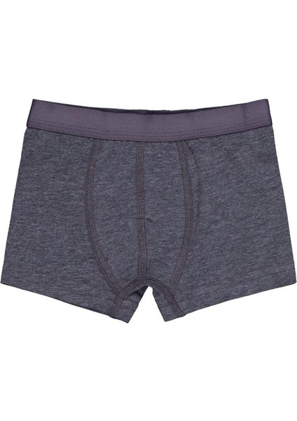 Gri-Siyah 2-12 Yaş Erkek Çocuk 2'li Boxer - Standart 4-5 Yaş modelleri