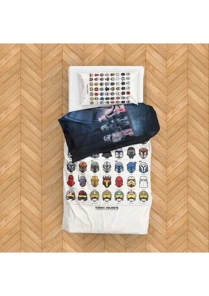 Star Wars Icons & Star Wars Last Supper Çift Taraflı Nevresim Takımı 160 cm x 220 cm