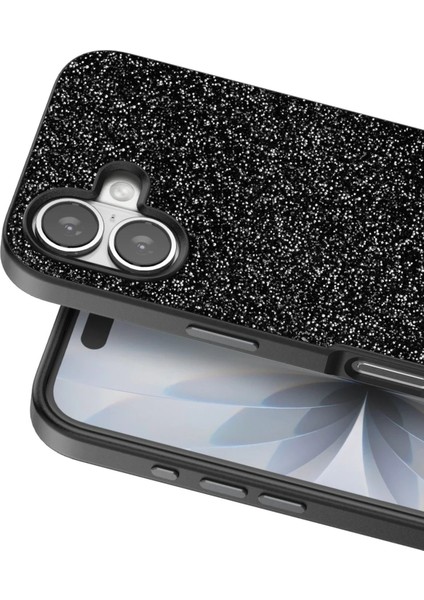 OMR02 Apple iPhone 17 Bright Simli Kapak - Siyah fiyatları