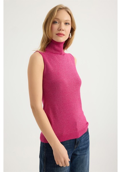 Simli Balıkçı Yaka Triko modelleri