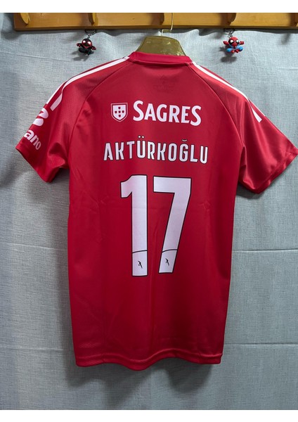 Yeni Sezon Benfica 2024/2025 Kerem Aktürkoğlu Forması Kırmızı