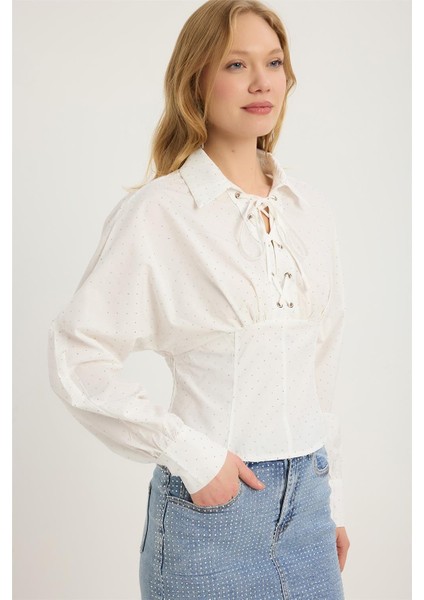 Gömlek Yaka Bluz modelleri