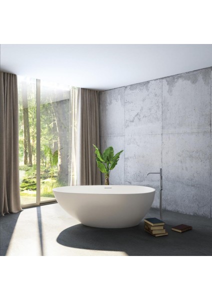 Lagoon 168X86 cm Özgür Küvet Beyaz