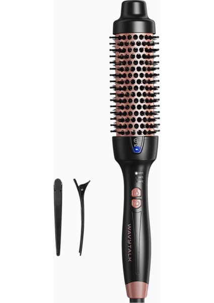 Pembe Altın 38 mm Termal Bukle Fırçası, Iyonik, Doğal ve Hacimli Bukleler