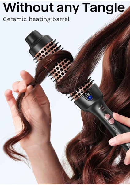 Pembe Altın 38 mm Termal Bukle Fırçası, Iyonik, Doğal ve Hacimli Bukleler fiyatları