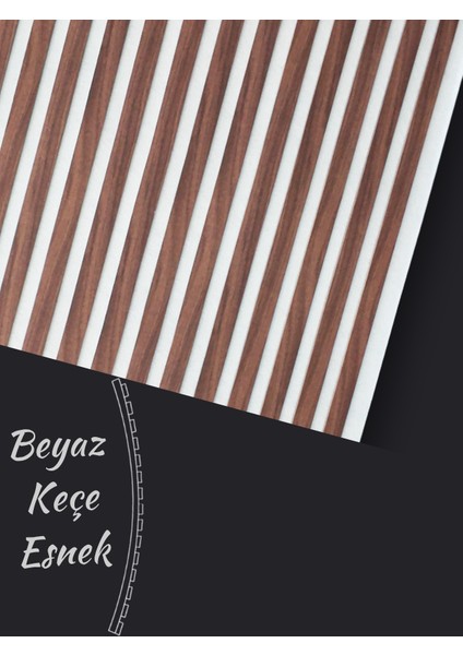 Mdf Akustik Duvar Paneli Beyaz Keçe modelleri