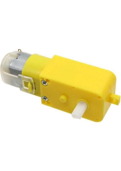 Arduino 5 Adet Plastik Redüktörlü Motor - Dc 6 V / 200 Rpm / Dc Motor / Sarı Motor